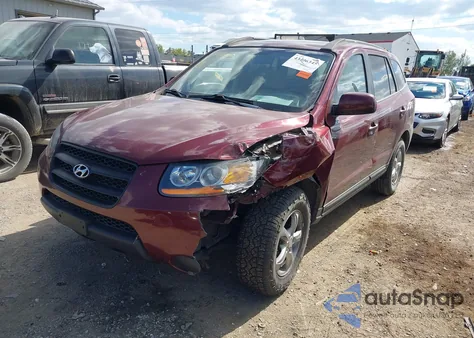 2008 Hyundai Santa Fe Gls z USA, uszkodzony, nr VIN 5NMSG13D58H182007